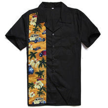 Load image into Gallery viewer, 2019 Summer Hawaiian Shirt Men Short Sleeve Cotton Hawaii Palm Tree Rockabilly Shirt Men Big Size Casual camisa hawaiana hombre