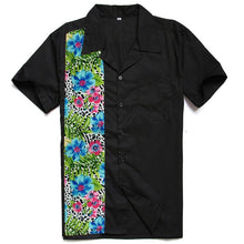 Load image into Gallery viewer, 2019 Summer Hawaiian Shirt Men Short Sleeve Cotton Hawaii Palm Tree Rockabilly Shirt Men Big Size Casual camisa hawaiana hombre