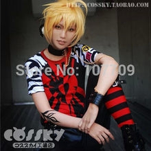 Load image into Gallery viewer, Vocaloid Kagamine Len Kagamine Rin Halloween Christmas Men And Women Cos Anime Cosplay Costume Lederhosen T-shirt