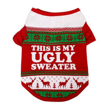 Load image into Gallery viewer, Christmas Dog Clothing Cotton T shirt Puppy Costume Dog Clothes Autumn Winter For Small Dogs Pet Chihuahua Coat 1