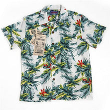 Load image into Gallery viewer, Labour Union 50's Hawaii Aloha Shirts Hawaiian Mens Short Sleeve Casual Shirt Bamboo Print Camisa Masculina Summer Beach Tops